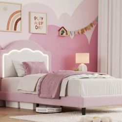 TWIN BED FRAME LED NEW