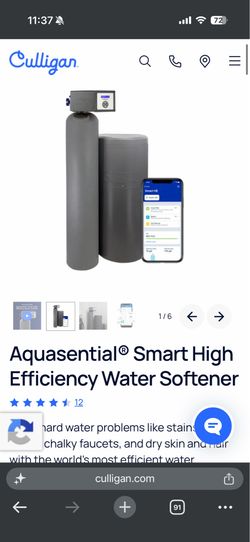 Culligan Whole House Water Softener & Filtration System - Like New