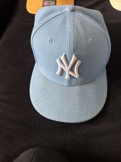 Light Blue Yankees Hat
