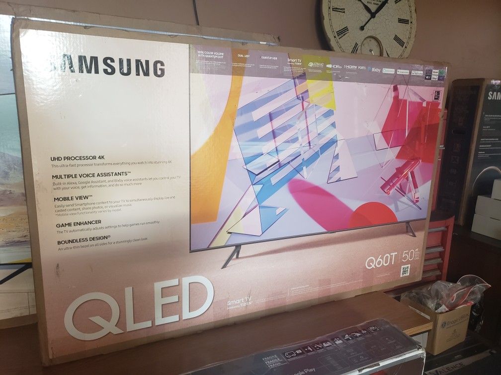 Tv Samsung 50", Q60T, 2020 Model, Excellent
