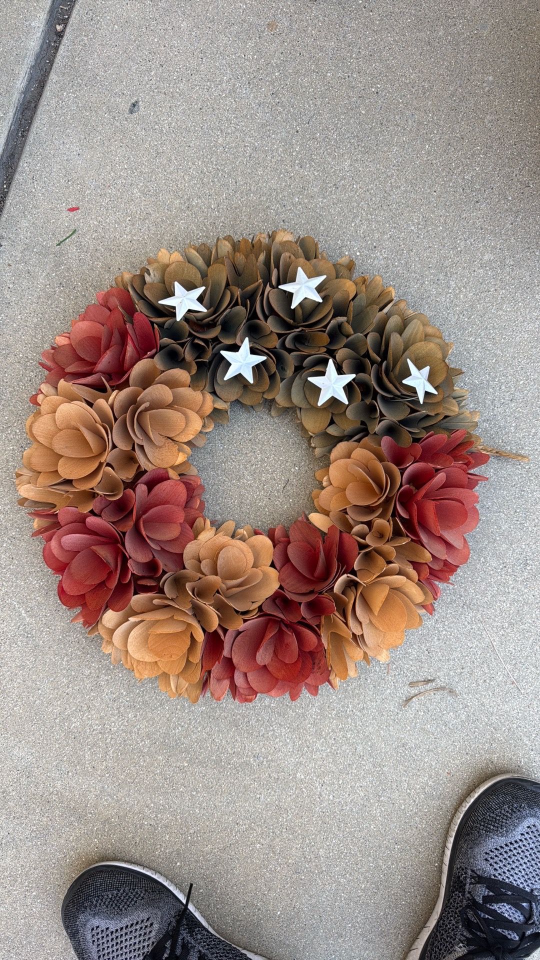 Patriotic wreath