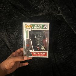 Darth Vader Funko Pop Christmas Glow in the dark edition. 