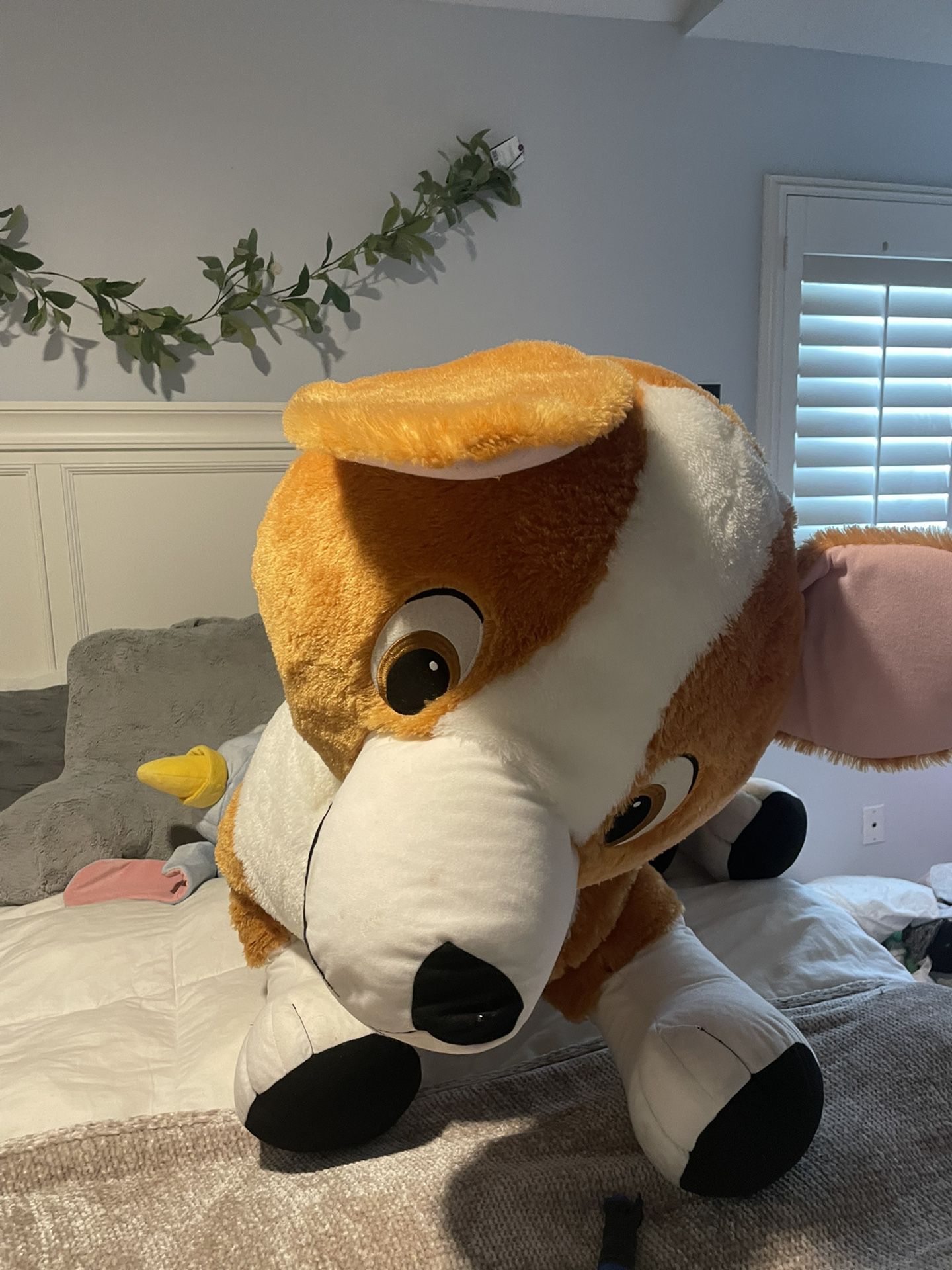 Giant stuffed Animal Dog 
