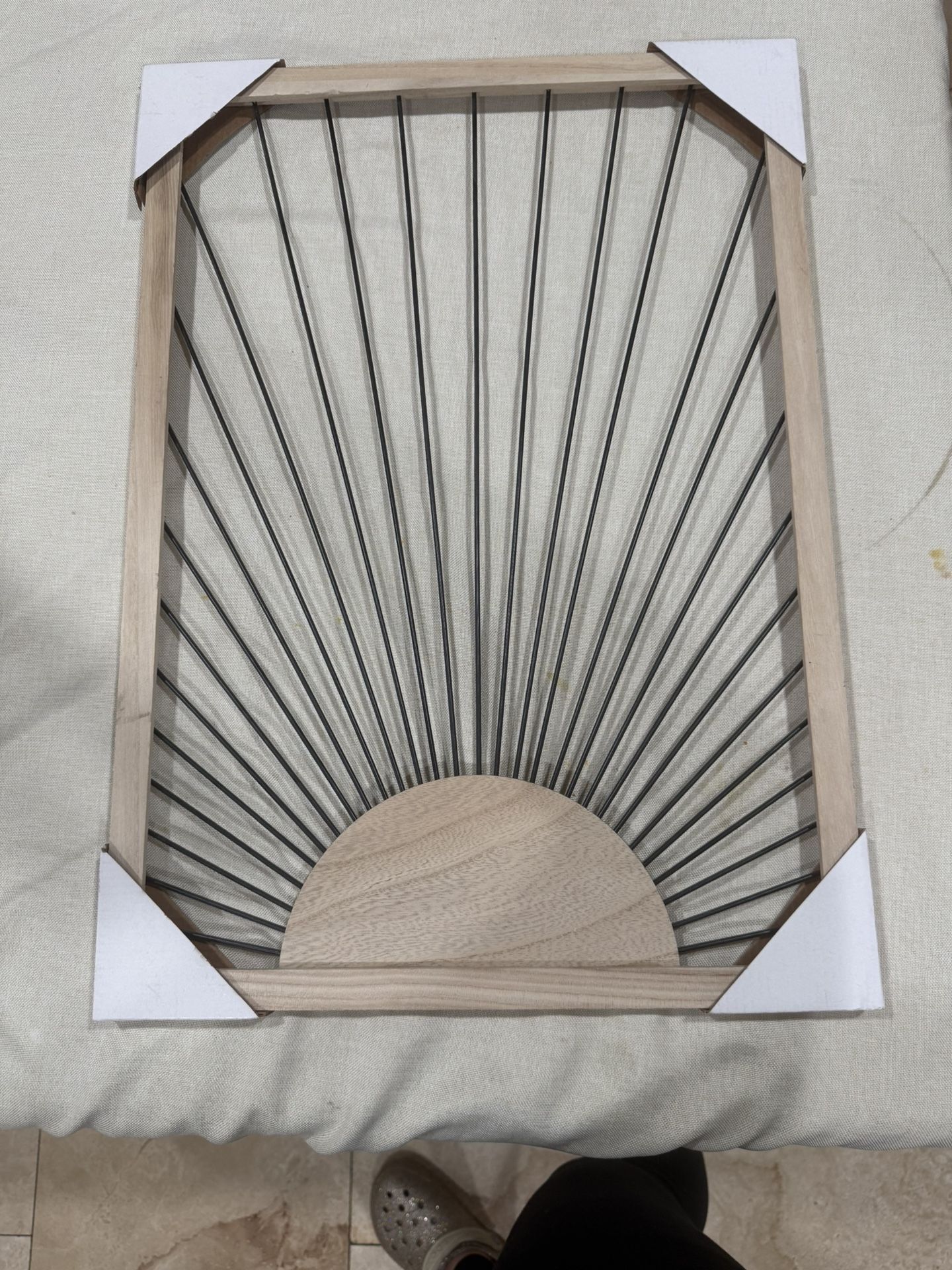 Black light wood wall decor panel / negro madera clara pañal de pared decoración