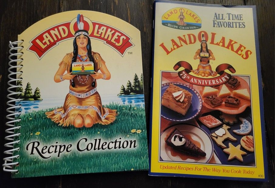 Land O Lakes 2 cookbooks, 75th anniversary cookbook & Recipe Collection cookbook