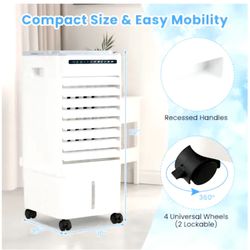 Evaporative Cooling Fan With Ice Packs - Sugift Model RFS-18R