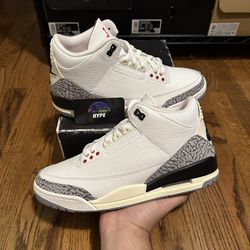 Jordan 3 Retro ‘White Cement Reimagined’ Size 10M Brand New