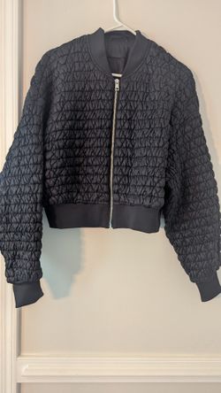 STOCKHOLM ATELIER x & OTHER STORIES black Quilted Boxy Jacket size medium