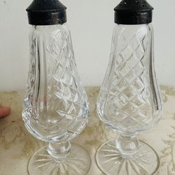 Vintage Waterford Salt and Pepper Shakers from 1980s - Feel Free To Ask Question