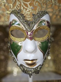 Vintage Venetian Masquerade Mask 