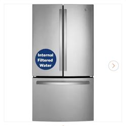 New GE 21.9 CU Counter Depth French Door Fridge 
