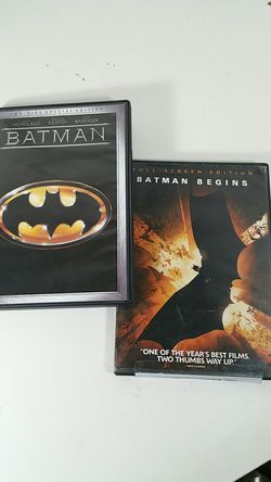 BATMAN DVD SET 2 dvd batman and 1 Batman Begins
