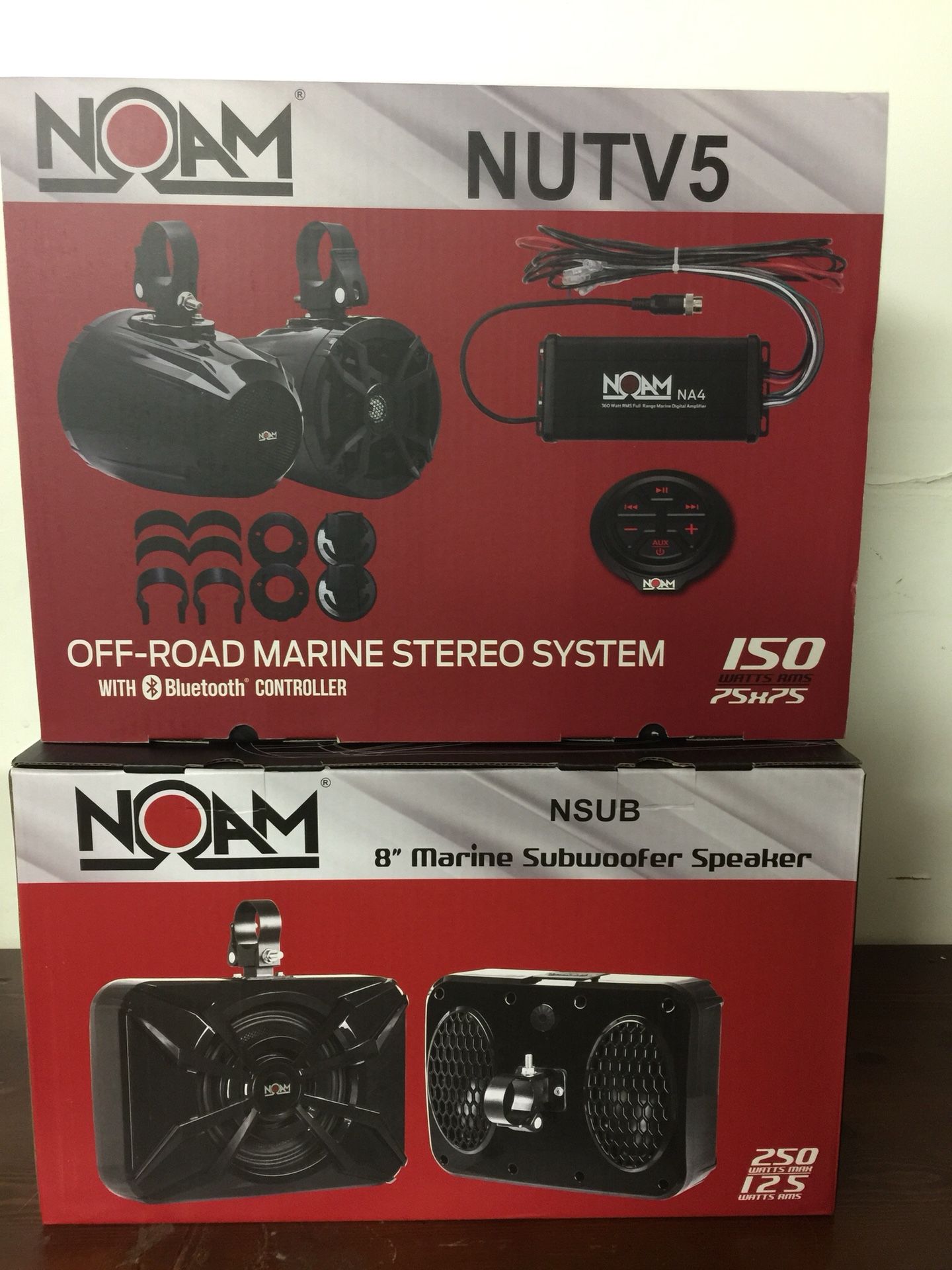 Noam NutV5 marine stereo system