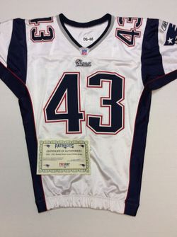 Patriots GAME WORN Jersey w/COA