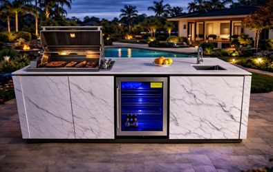 Brand new bbq island