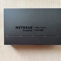 Netgear ProSAFE GS108E GS108Ev3 Plus 8-Port Gigbit Ethernet Switch