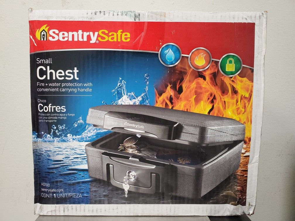 Sentry Safe H01000 Small Security Chest Safe Fire + Water Protection
