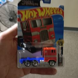 Optimus prime Hot wheels New in original Box