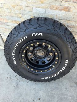 BFGoodrich All-Terrain T/A KO2 Tire on Black Steel Wheel