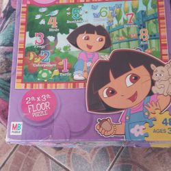 Dora the explorer counting learning puzzle