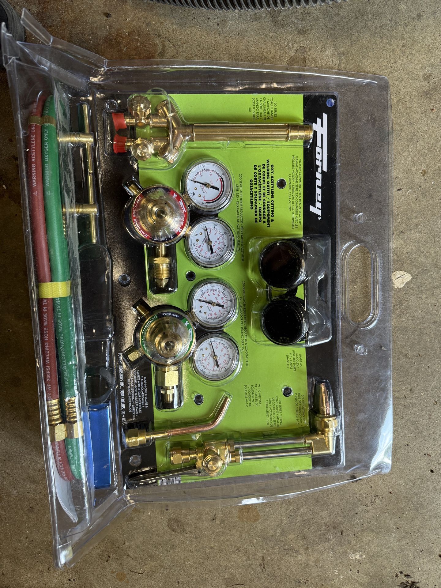 Forney Oxygen Acetylene Torch Kit Victor Style