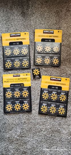 200 Kirkland hearing aid batteries size 10