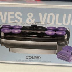 Con air Waves & Volume Hot Rollers - 12 Ceramic Rollers