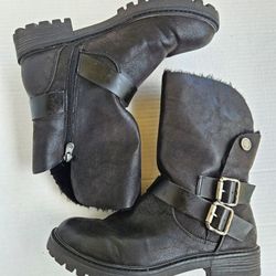 BLACK BOOTS WOMAN by BLOWFISH MALIBU*FIRM PRICE*