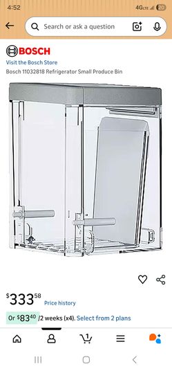 Bosch produce bin