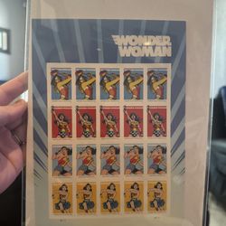 Wonder Women Stamp Sheet NMNH