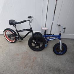 kids bikes $20 for both
