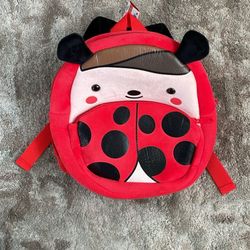 Ladybug Toddler Backpack New