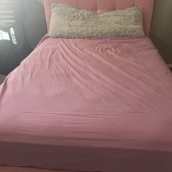 Queen Bed With Pink Frame
