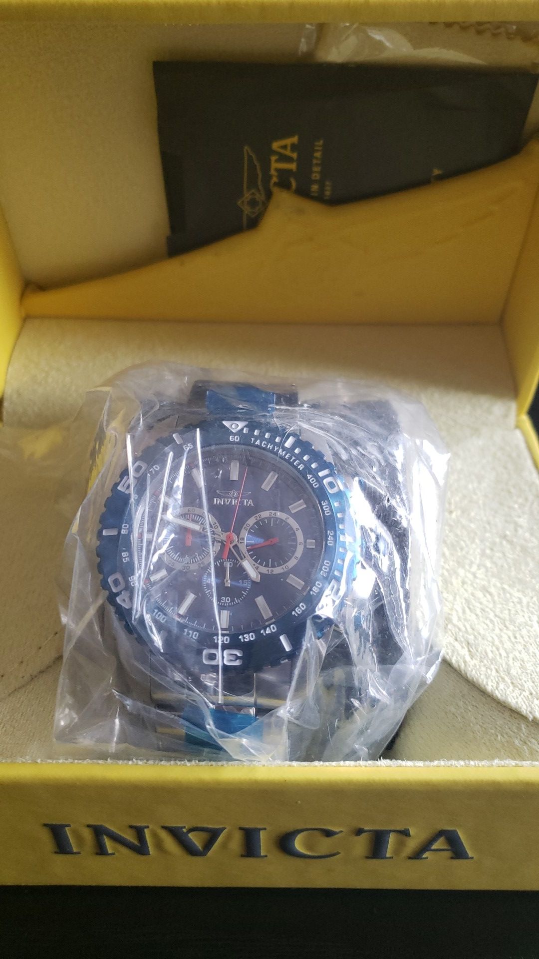 Invicta 46mm Pro Diver Quartz Stanless Steel Bracelet