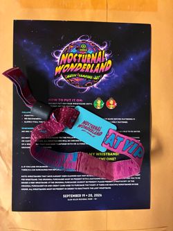 VIP NOCTURNAL WONDERLAND  2026 SAT  (1 PASS)