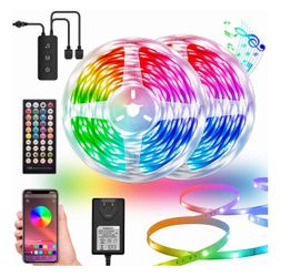 Tira Led Rgb 20 Metros (65 Ft.) con conexion bluetooth