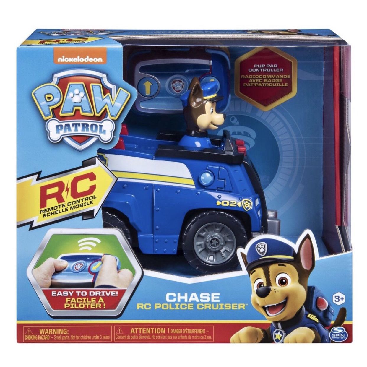 PAW Patrol, Chase Remote Control Police Cruiser-New In Box-