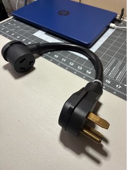 NEMA 14-30P to NEMA 10-30R power adapter cord used to connect a newer 4-prong dryer outlet to an older 3-prong dryer https://offerup.co/faYXKzQFnY?$de