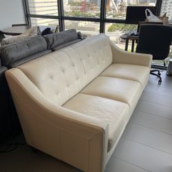 Chateau D’Ax Massimo Leather Sofa