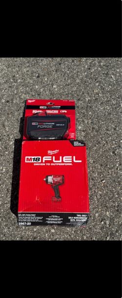 Milwaukee M18 FUEL 1/2” High Torque Impact + FORGE 12.0 Battery NEW $380