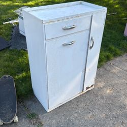 Free Metal Cabinet With Built In Hamper