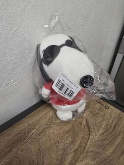 Brand New Peanuts Joe Cool Snoopy 8"  Squishy Chubby  Plush
