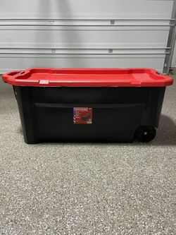 Craftsman Tool Craftsman 50 Gallon Tote With Wheels Craftsman 50