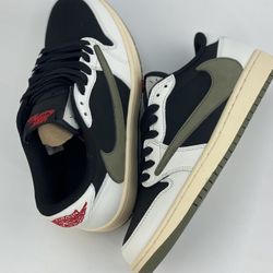 Jordan 1 Lo Travis Scott Olive