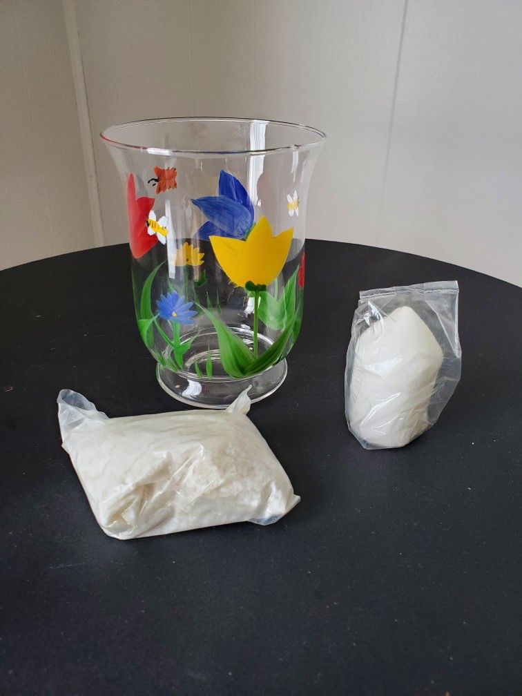 Unscented Flower Candle