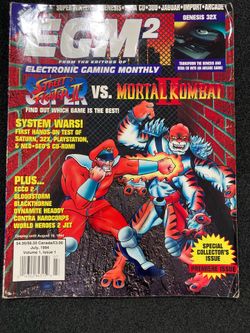 Electronic Gaming Monthly EGM2 #1 (July 1994) Super Street Fighter 2 Bloodstorm