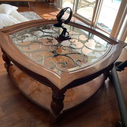 Vintage Wooden Table Center Table Coffee Table