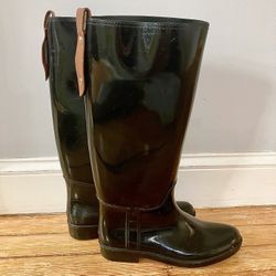 Coach rain boots size 8