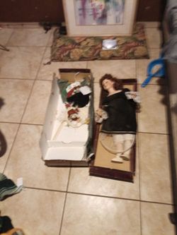 Big antique porcelain doll for sale