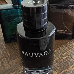 Dior Sauvage Men's Cologne, 90% Full